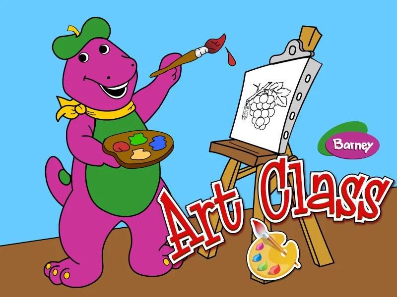 Barney's Art Class