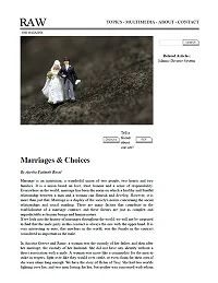 Marriages and Choices